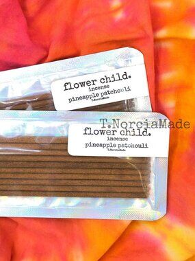 Flower Child Incense Sticks: Pineapple Patchouli